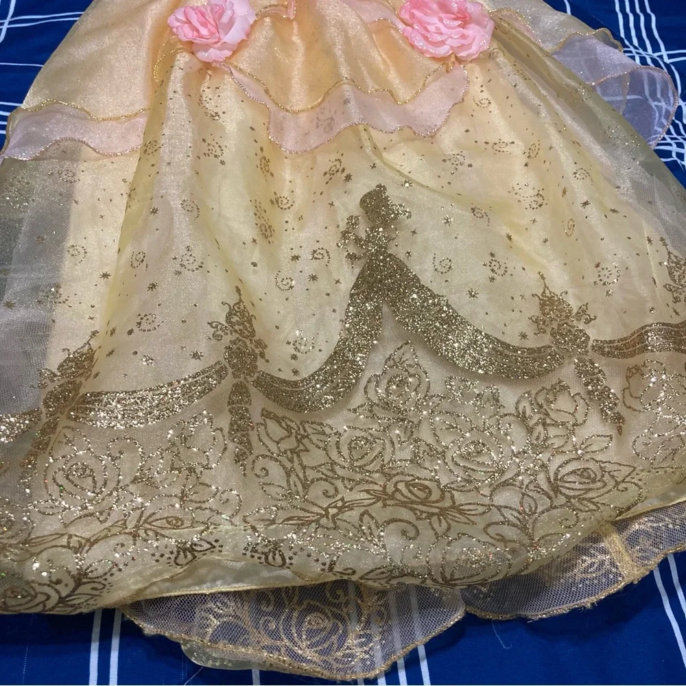 Princess Belle Dress (Kids) - Picture 3 of 11